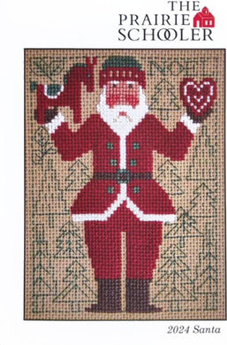 2024 Schooler Santa Cross Stitch Pattern
