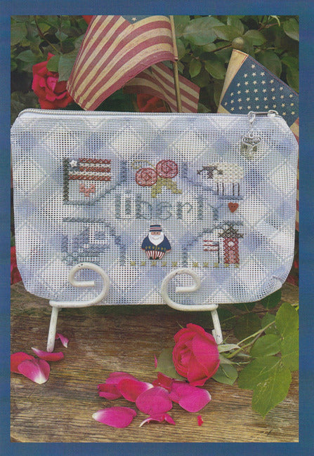 Liberty Mini Bag Patriotic Cross Stitch Pattern