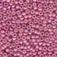 03553 Antique Glass Seed Beads - Color -  Satin Old Rose