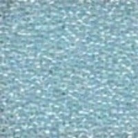 42017 Petite Glass Seed Beads -  Crystal Aqua
