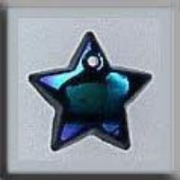 12171 Medium Star Jet Glass Treasure
