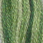 122 Variegated Olive Green DMC Floss (Discontinued)