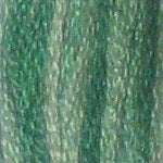 125 Variegated Seafoam Green DMC Floss