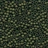 03014 - Antique Glass Seed Beads  - Color -Matte Olive