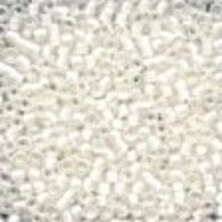 03041 Antique Glass Seed Beads - Color -  WHITE Opal