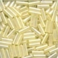 72001 Small Bugle Beads -  Pearl