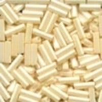 70123 Small Bugle Beads -  Cream