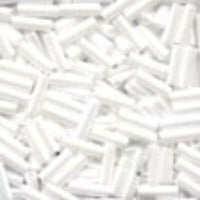 70479 Small Bugle Beads - White