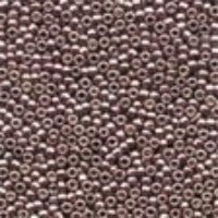40556 Petite Glass Seed Beads - Antique Silver