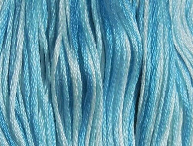 67 Variegated Baby Blue Floss