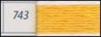 743 - DMC Med. Yellow