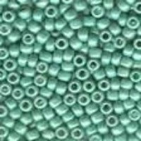 03561 Antique Glass Seed Beads - Color - Satin Ice Green