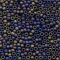 03013 Antique Glass Seed Beads - Color- Stormy Blue Heather