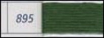 895 - DMC Very Dark Hunter Green