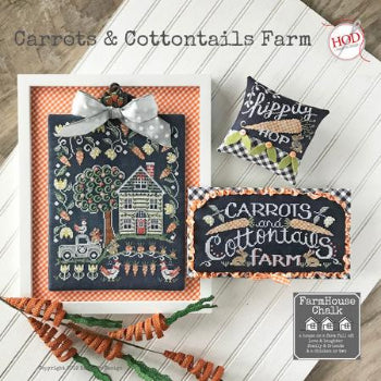 Carrots & Cottontails Farm - Cross Stitch Pattern ( Hands On Designs )