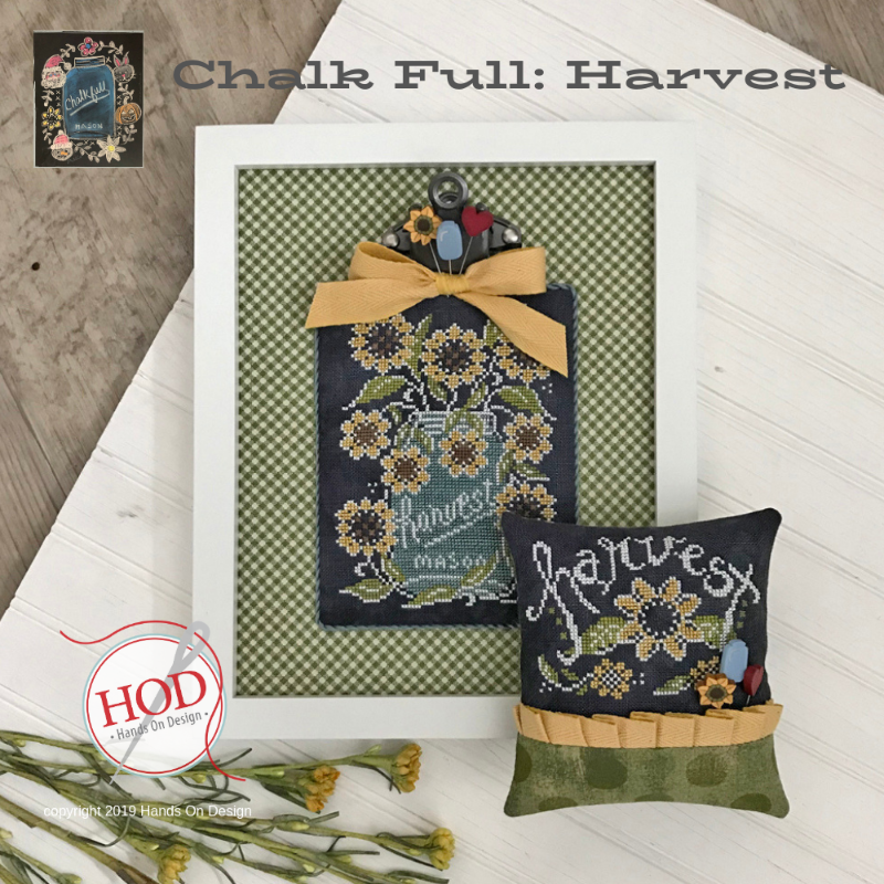 Harvest Chalk Full - Cross Stitch Pattern ( Hands On Design )