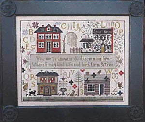 Jenny Bean's Friendship Sampler - Cross Stitch Pattern