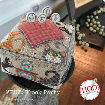 Meow Block Party - Cross Stitch Pattern