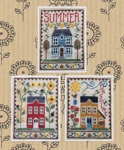 Summer House Trio - Cross Stitch Pattern