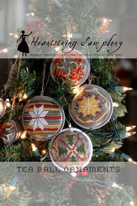 Tea Ball Ornaments - Heartstring Samplery