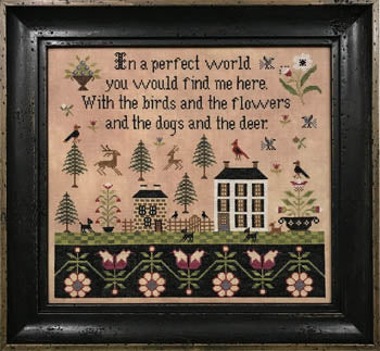 A Perfect World - Cross Stitch Pattern ( The Scarlet House )