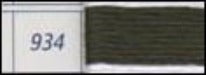 934 - DMC Black Avocado Green