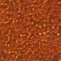 02033 Glass Seed Beads -  Brilliant Orange