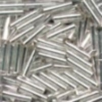 82010 Medium Bugle Beads - Ice